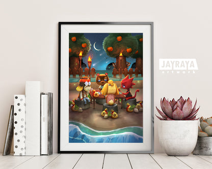 Animal crossing artwork