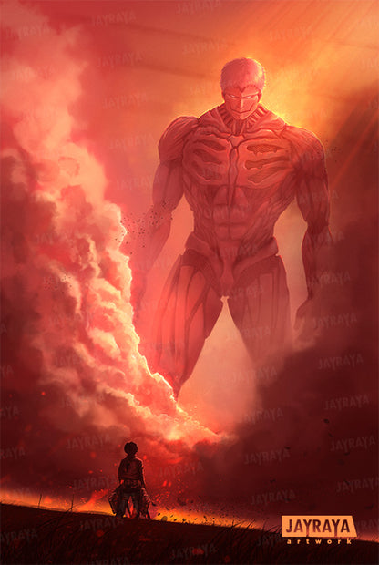 Armored titan artwork