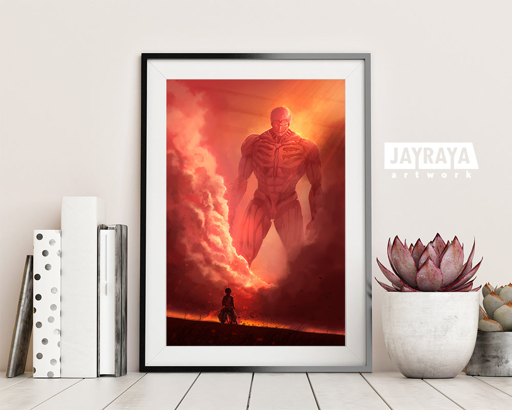 Armored titan artwork