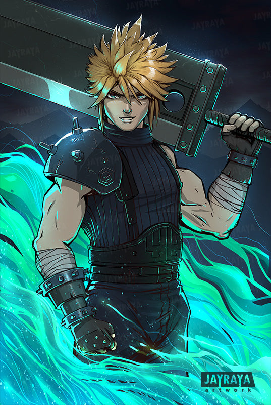 Cloud Strife artwork