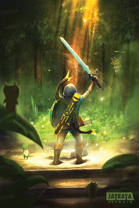 Epic mastersword moment artwork